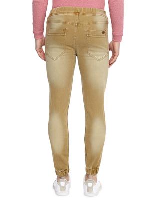 brown washed jogger - 17274891 - Standard Image - 3