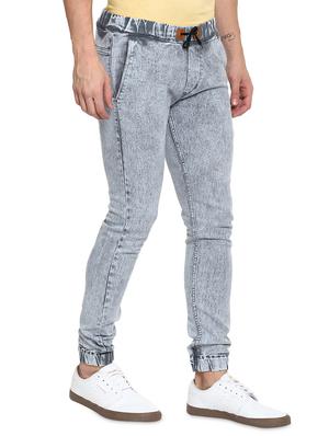 grey washed denim jogger - 17274905 - Standard Image - 2
