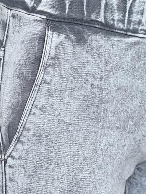 grey washed denim jogger - 17274905 - Standard Image - 5