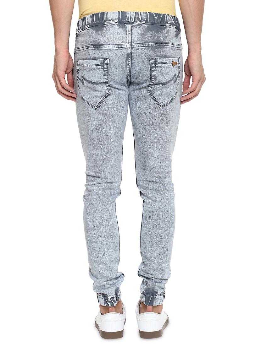grey washed denim jogger - 17274905 - Zoom Image - 3
