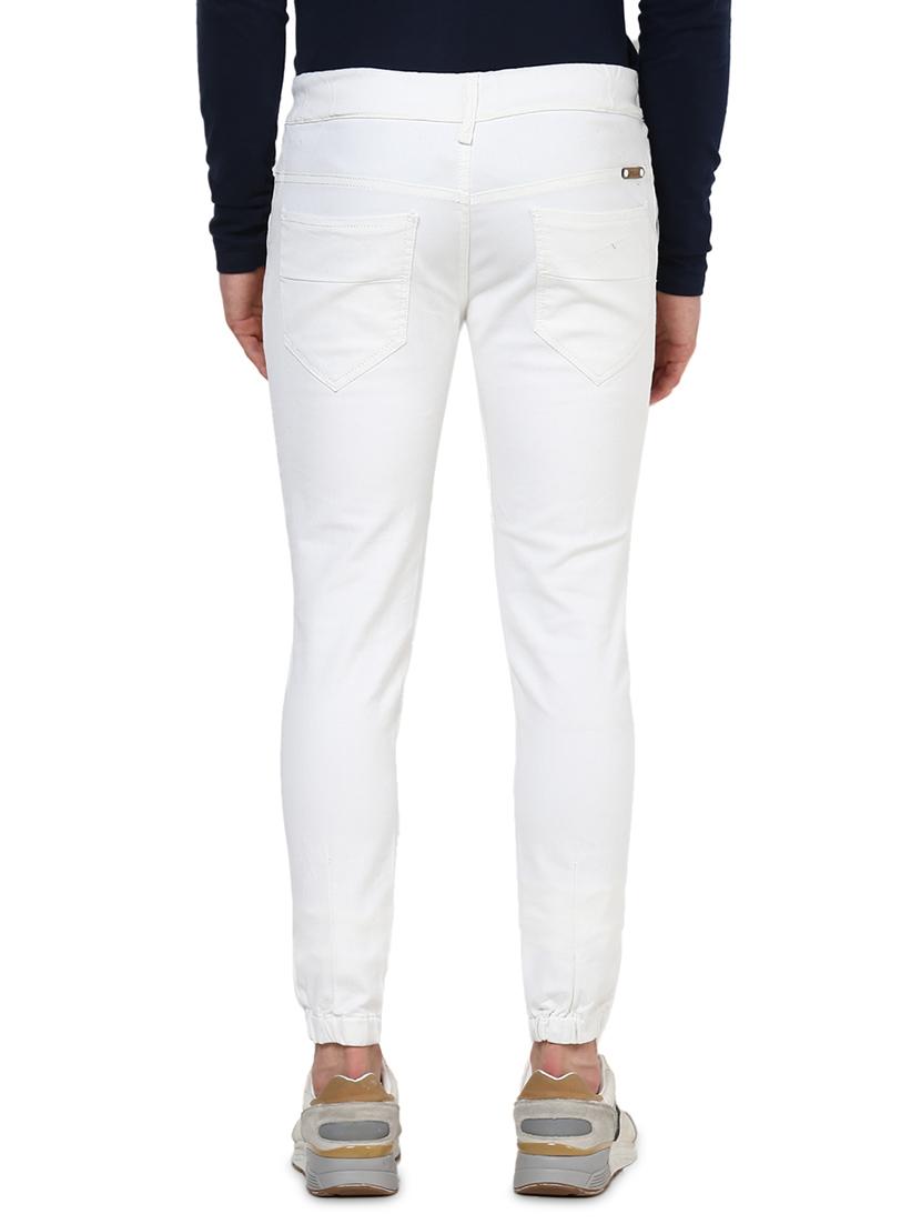 white solid jogger - 17274911 - Zoom Image - 3