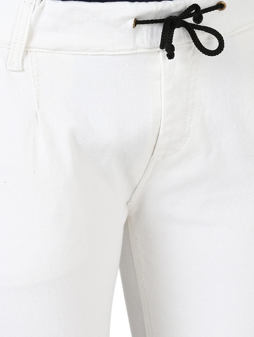white solid jogger - 17274911 - Zoom Image - 5