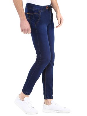 dark blue solid denim jogger - 17274916 - Standard Image - 2