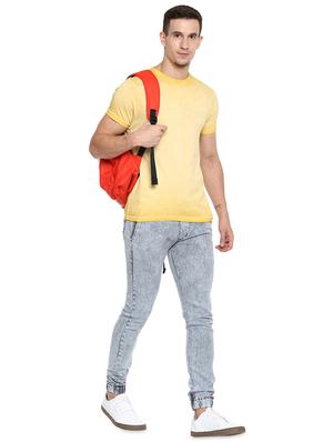 grey washed denim jogger - 17274921 - Standard Image - 4