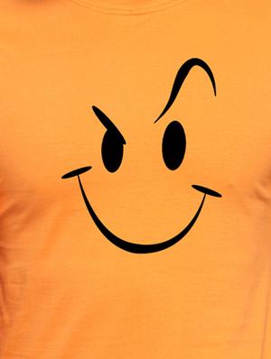 orange chest print t-shirt - 17275147 - Standard Image - 5