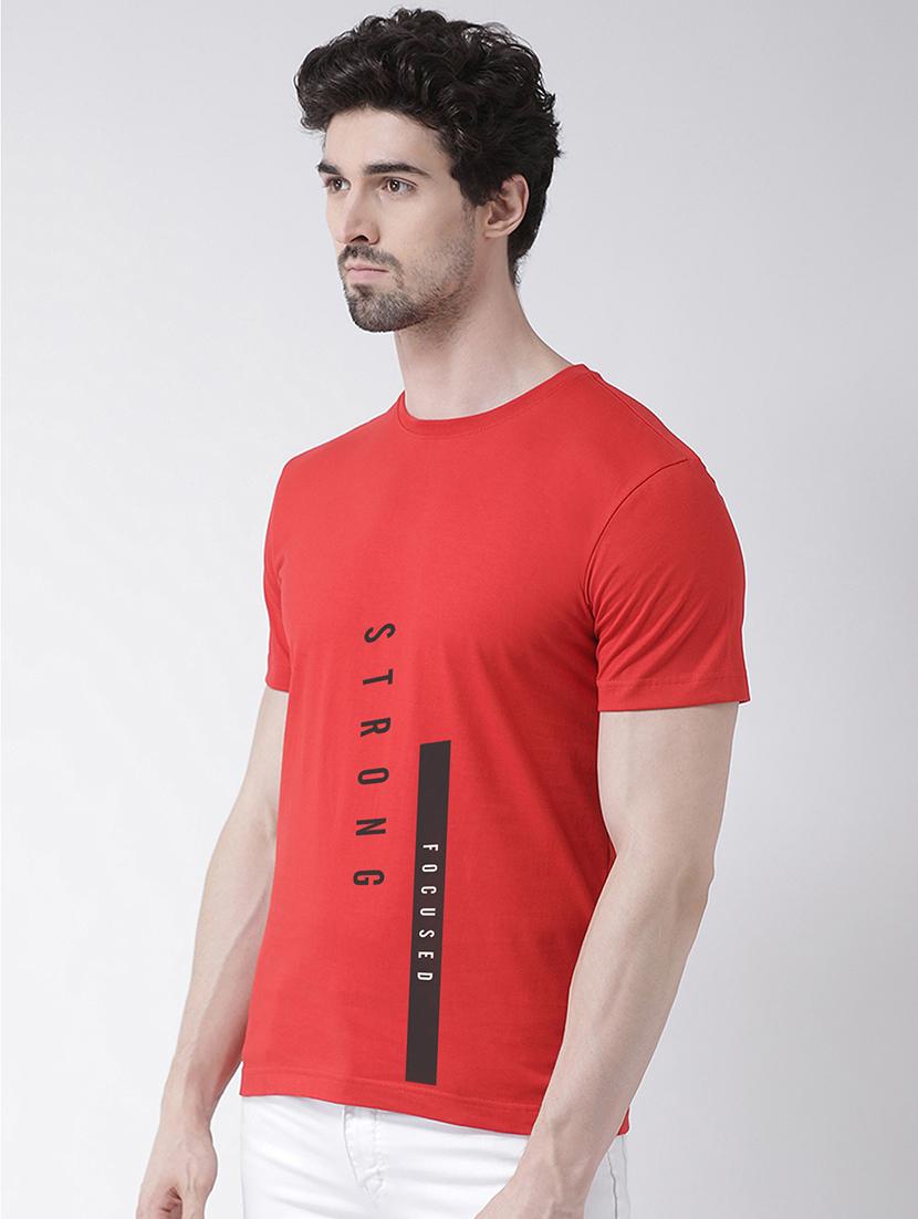red front print t-shirt - 17275163 - Zoom Image - 2