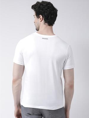 white chest print t-shirt - 17275167 - Standard Image - 3