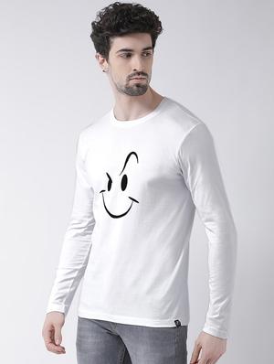 white chest print t-shirt - 17275185 - Standard Image - 2