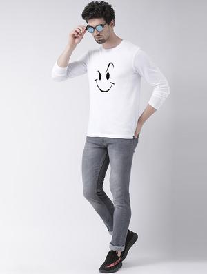 white chest print t-shirt - 17275185 - Standard Image - 4