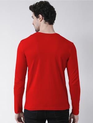 red chest print t-shirt - 17275235 - Standard Image - 3