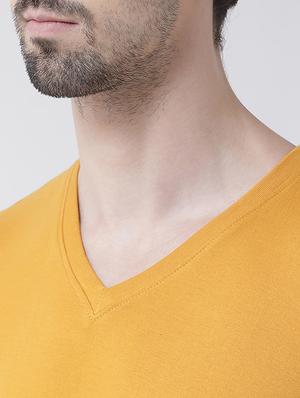 mustard front print t-shirt - 17275243 - Standard Image - 5