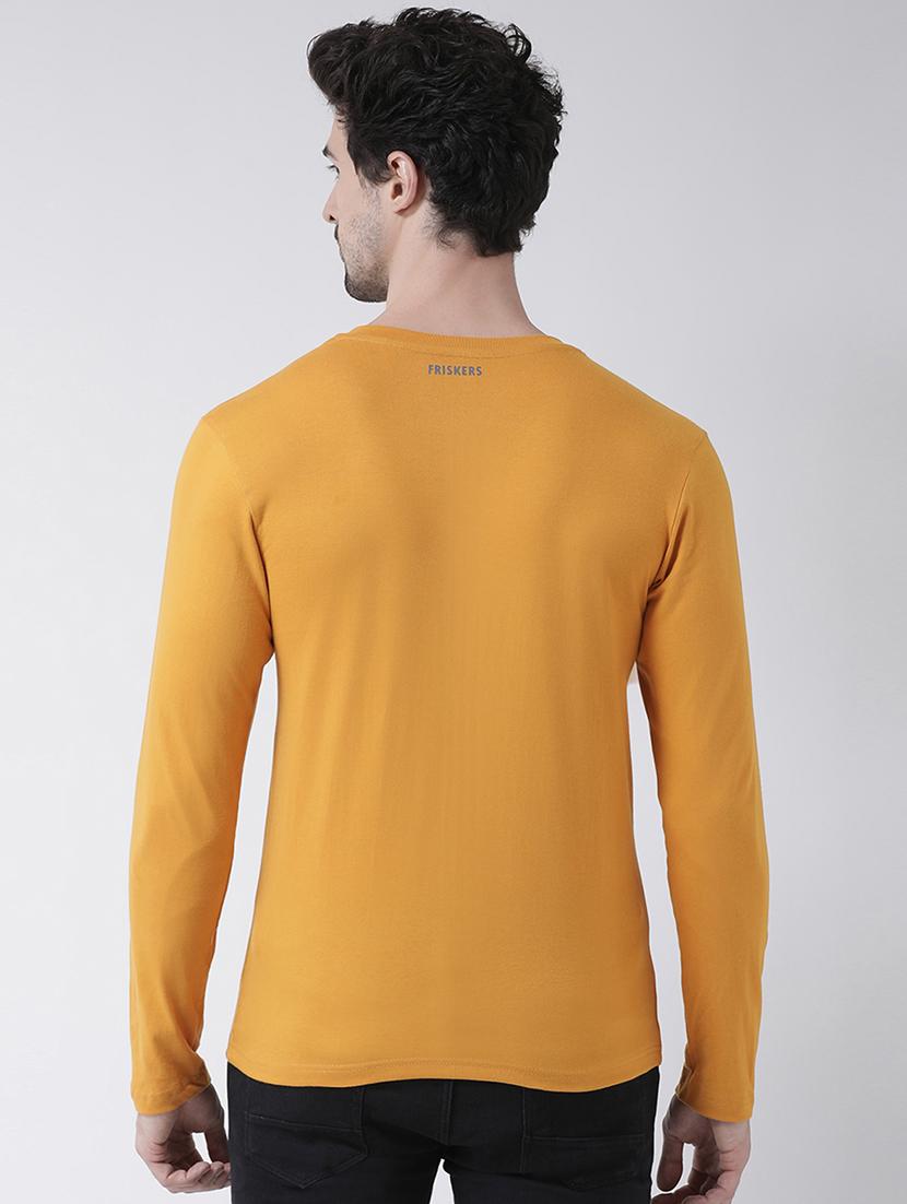 mustard front print t-shirt - 17275243 - Zoom Image - 3
