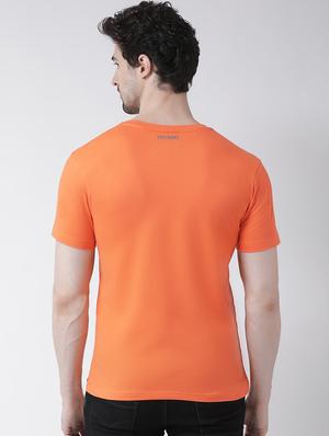 orange front print t-shirt - 17275282 - Standard Image - 3