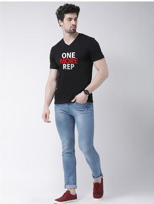 black chest print t-shirt - 17275284 - Standard Image - 4