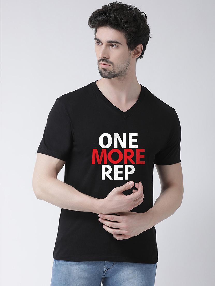 black chest print t-shirt - 17275284 - Zoom Image - 1