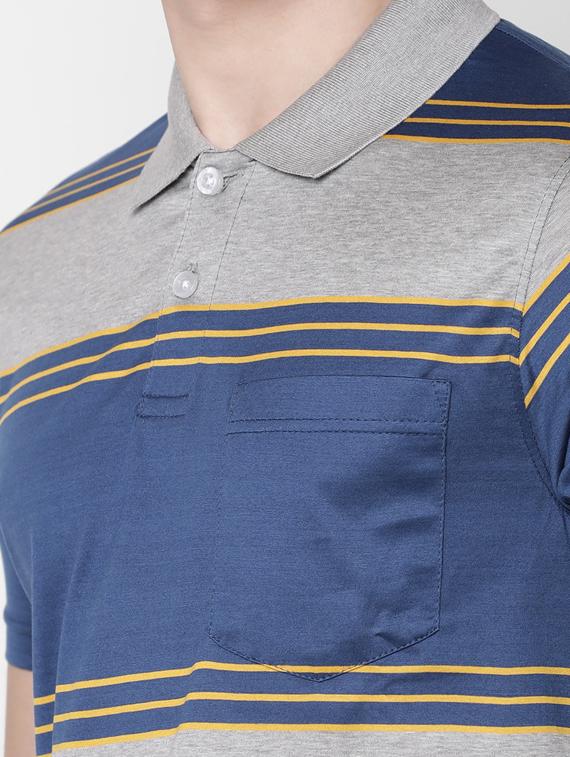 grey striped t-shirt - 17275628 - Zoom Image - 5