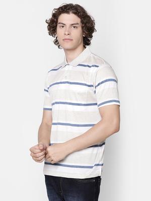 beige striped t-shirt - 17275632 - Standard Image - 2