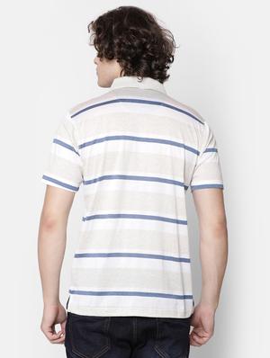 beige striped t-shirt - 17275632 - Standard Image - 3