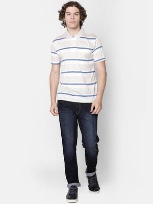 beige striped t-shirt - 17275632 - Standard Image - 4