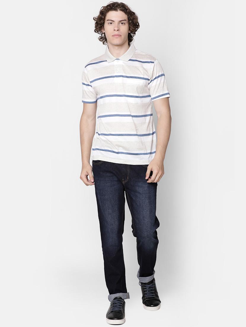 beige striped t-shirt - 17275632 - Zoom Image - 4