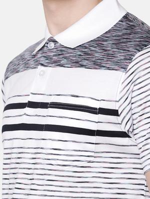 white striped t-shirt - 17275633 - Standard Image - 5