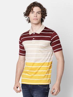 maroon striped t-shirt - 17275638 - Standard Image - 2