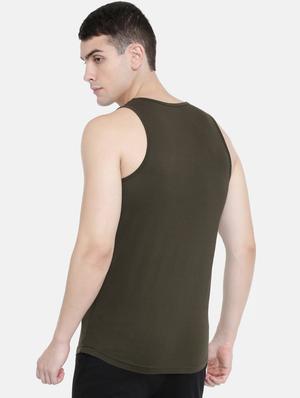 olive green front print t-shirt - 17275648 - Standard Image - 3