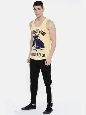 yellow front print t-shirt - 17275649 - Standard Image - 4