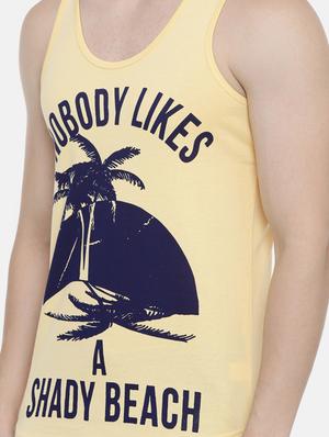 yellow front print t-shirt - 17275649 - Standard Image - 5