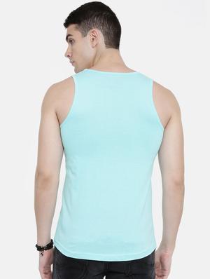 turquoise blue front print t-shirt - 17275650 - Standard Image - 3