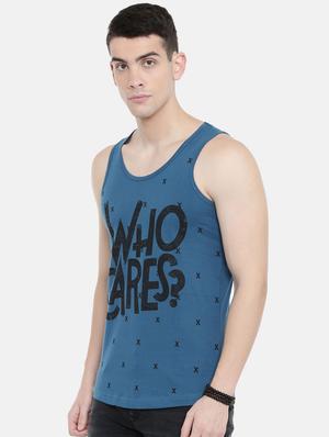 blue front print t-shirt - 17275651 - Standard Image - 2