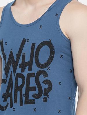 blue front print t-shirt - 17275651 - Standard Image - 5