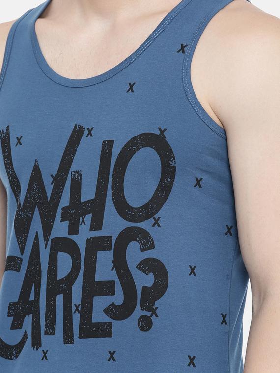 blue front print t-shirt - 17275651 - Zoom Image - 5