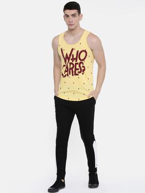 yellow front print t-shirt - 17275653 - Standard Image - 4