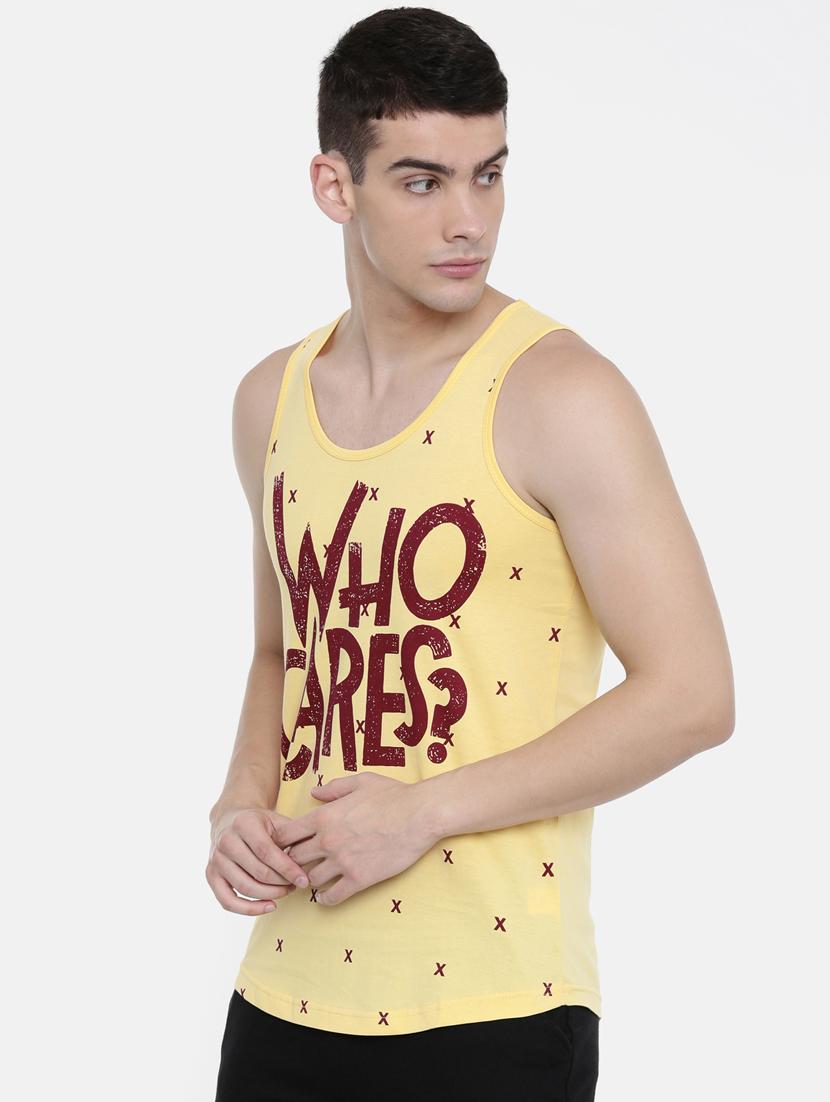 yellow front print t-shirt - 17275653 - Zoom Image - 2
