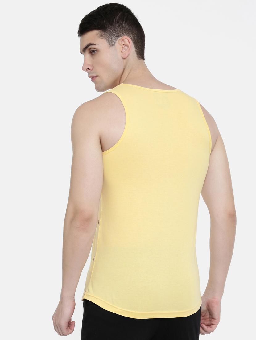 yellow front print t-shirt - 17275653 - Zoom Image - 3
