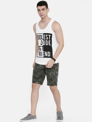 white front print t-shirt - 17275657 - Standard Image - 4