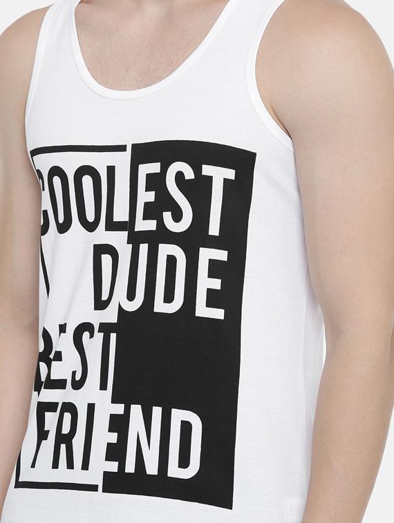 white front print t-shirt - 17275657 - Zoom Image - 5