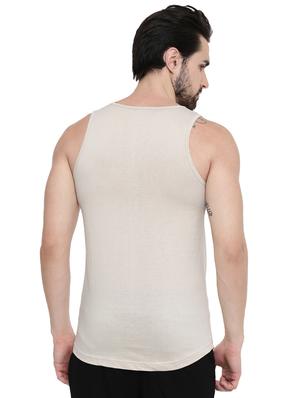 beige chest print t-shirt - 17275666 - Standard Image - 3
