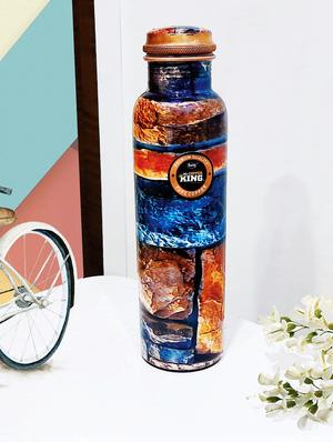 premium copper water bottle meena color_stone printed - 17276043 - Standard Image - 2