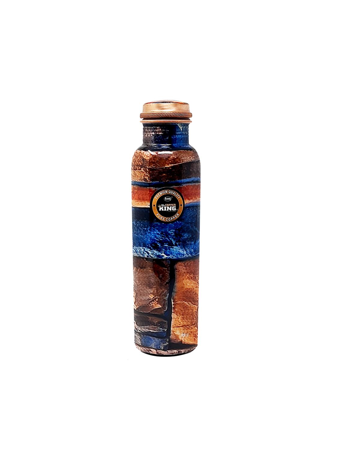 premium copper water bottle meena color_stone printed - 17276043 - Zoom Image - 1