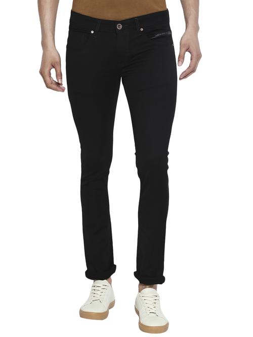 black plain denim jeans - 17276507 - Standard Image - 1