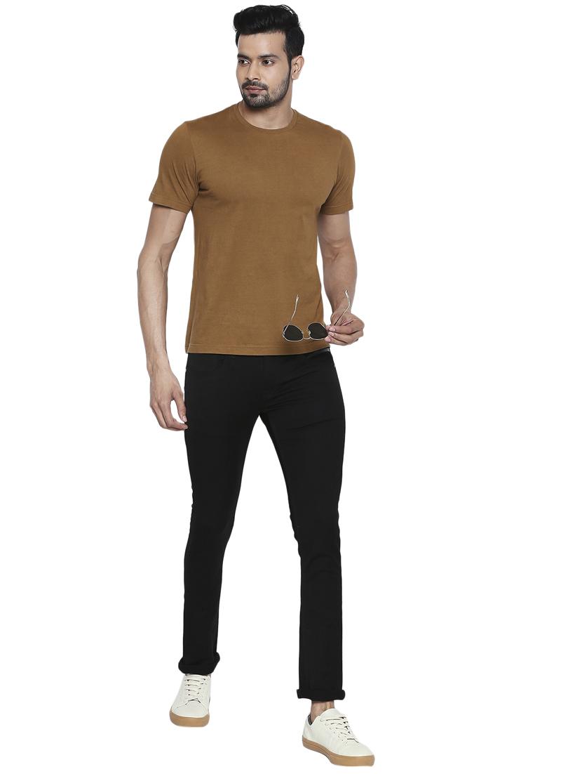 black plain denim jeans - 17276507 - Zoom Image - 4