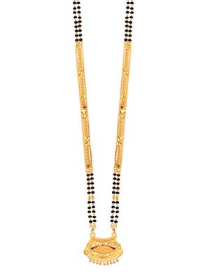 golden metal mangalsutra - 17276635 - Standard Image - 2