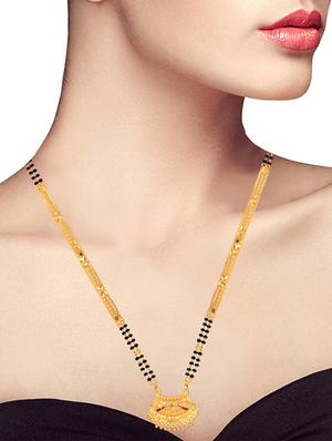 golden metal mangalsutra - 17276635 - Standard Image - 4