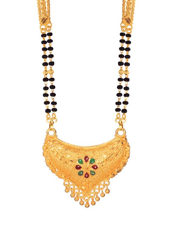 golden metal mangalsutra - 17276638 - Zoom Image - 1