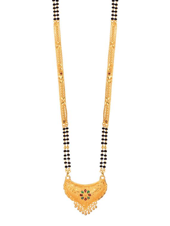 golden metal mangalsutra - 17276638 - Zoom Image - 2