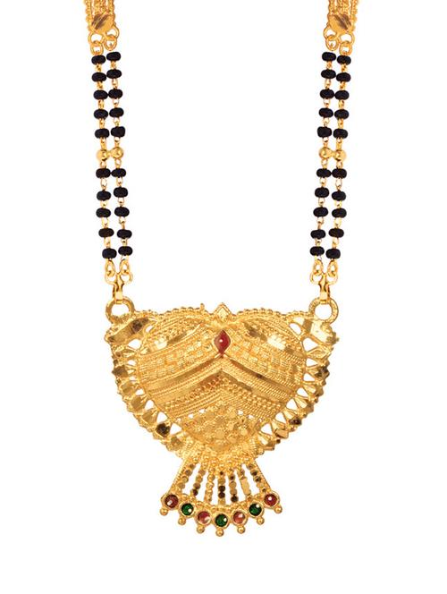 golden metal mangalsutra - 17276639 - Standard Image - 1