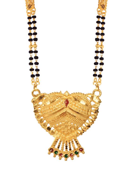 golden metal mangalsutra - 17276639 - Zoom Image - 1