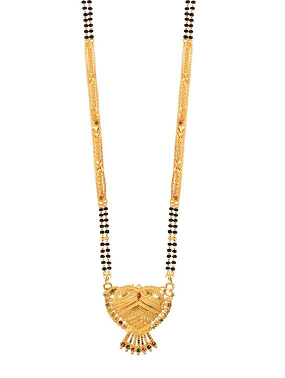 golden metal mangalsutra - 17276639 - Zoom Image - 2